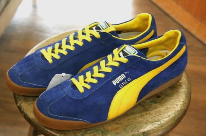 70s'～80s' PUMA CLYDE III made in YUGOSLAVIA。目付き口有でブロック体 | Pop Life Cafe